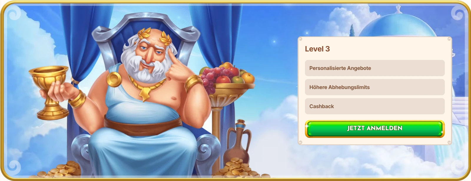 VIP-Stufe 3 bei Bethall Casino