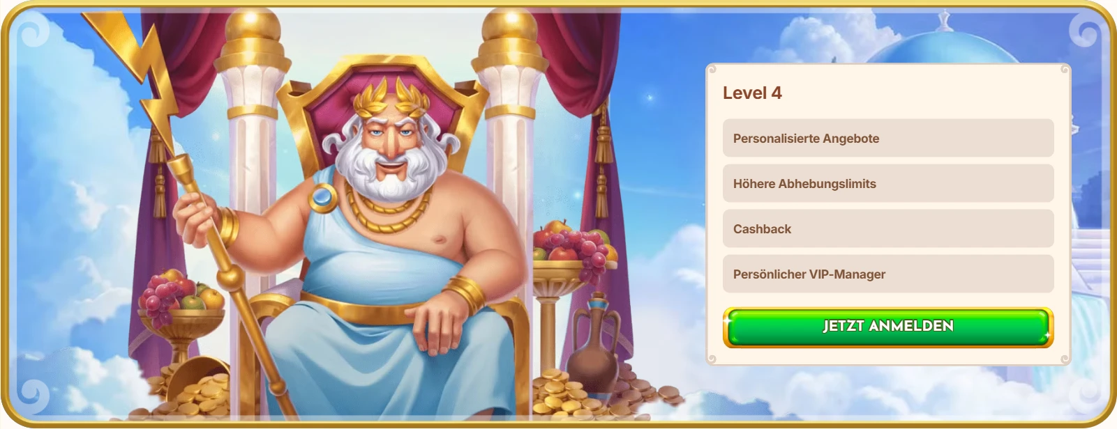 VIP-Stufe 4 bei Bethall Casino