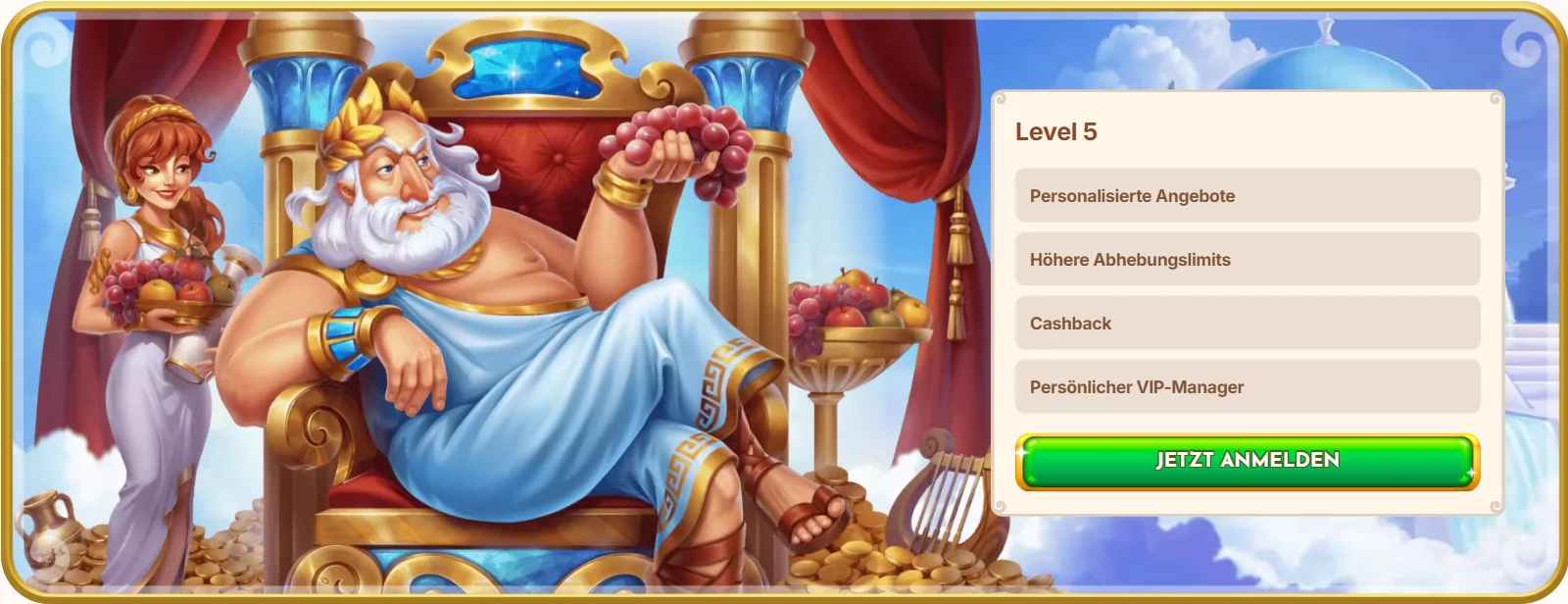 VIP-Stufe 5 bei Bethall Casino